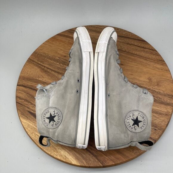 Converse All Star Street Hiker High Shoes Mens Size 12 Gray Leather Sneakers main image 4